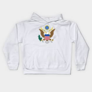 Greater coat of arms of the United States Kids Hoodie